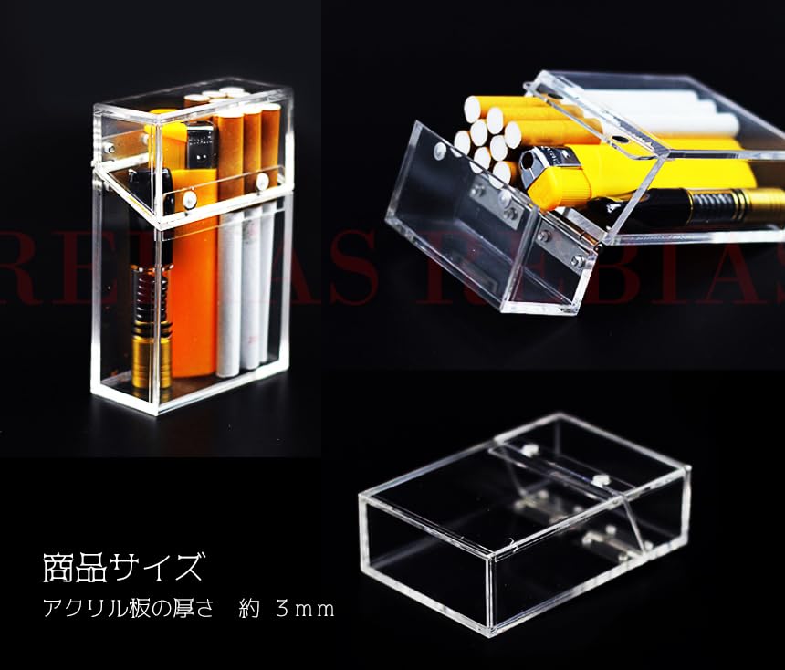 Amazon | シガレット スケルトン ケース シガーケース タバコ 煙草